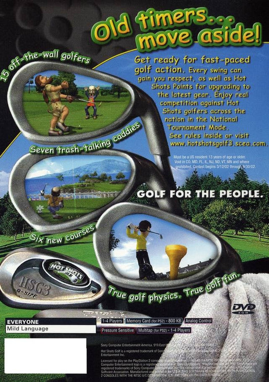 Hot Shots Golf 3 [Greatest Hits] - back