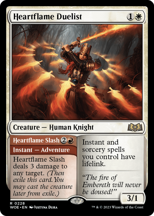 Heartflame Duelist // Heartflame Slash (228) - NM - front