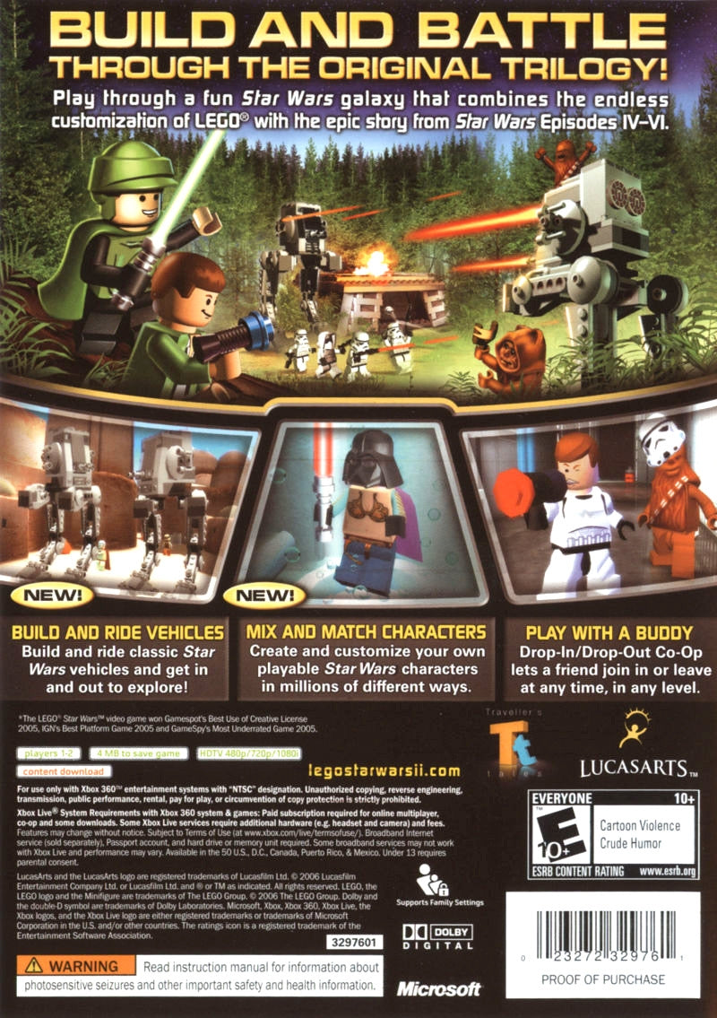 LEGO Star Wars II Original Trilogy [Greatest Hits] - back
