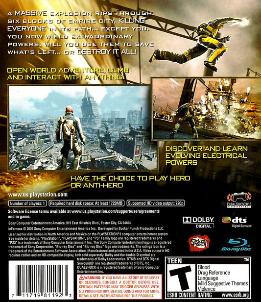 Infamous - back