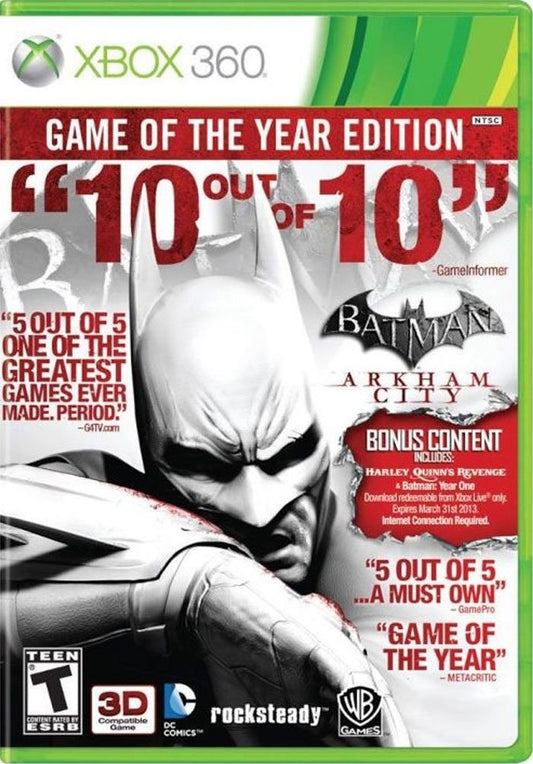 Batman: Arkham City [Game of the Year] - front