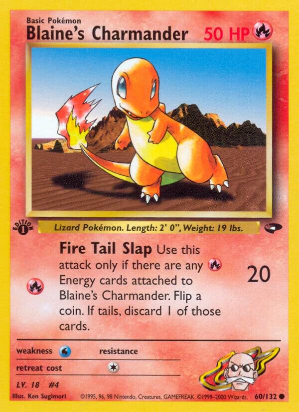 Blaine's Charmander - 060/132 (Unlimited) - LP - front