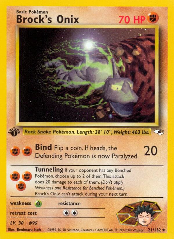 Brock's Onix - 021/132 (Unlimited) - LP - front