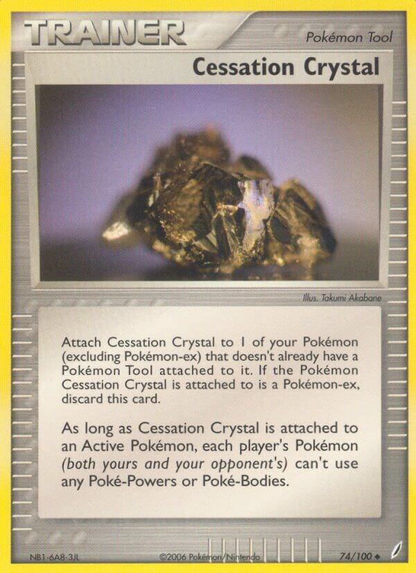 Cessation Crystal - 74/100 (Reverse Holofoil) - NM - front