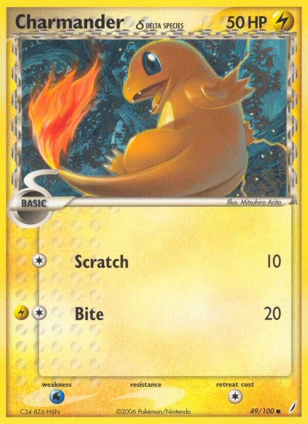 Charmander (Delta Species) - 49/100 - MP - front