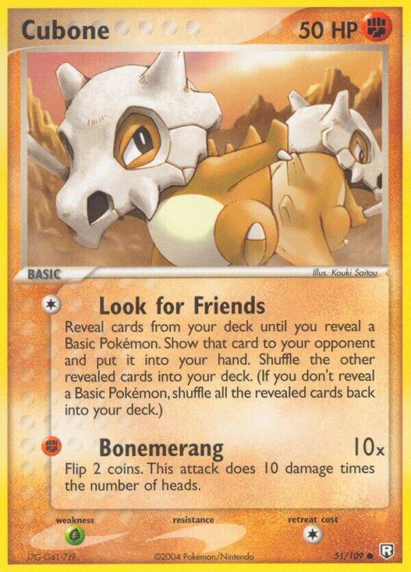 Cubone - 51/109 - NM - front
