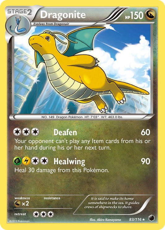 Dragonite - 83/116 (Reverse Holofoil) - DM - front