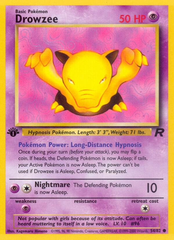 Drowzee - 54/82 (Unlimited) - LP - front
