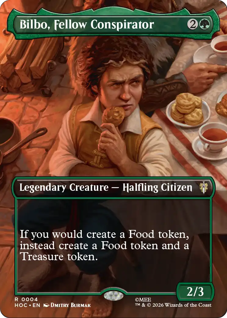 Bilbo, Fellow Conspirator (4) - BORDERLESS - NM - front