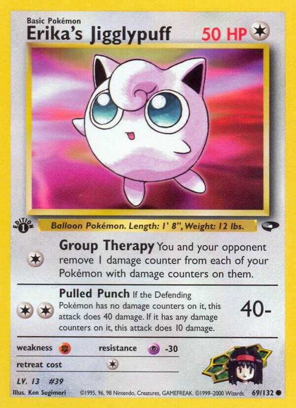 Erika's Jigglypuff - 069/132 (Unlimited) - LP - front