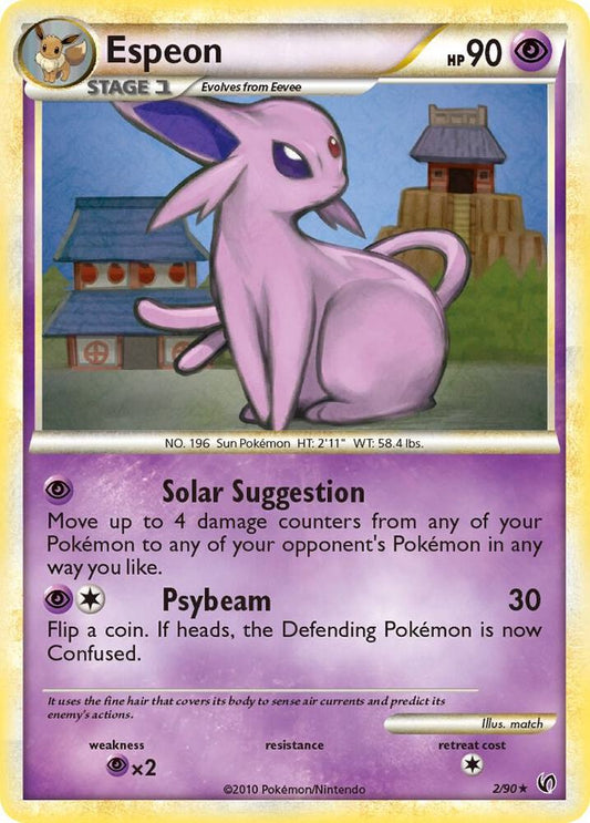 Espeon - 2/90 (Holofoil) - NM - front
