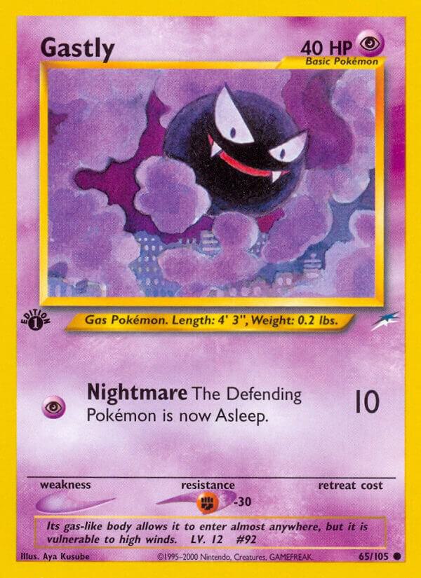 Gastly - 065/105 (Unlimited) - LP - front