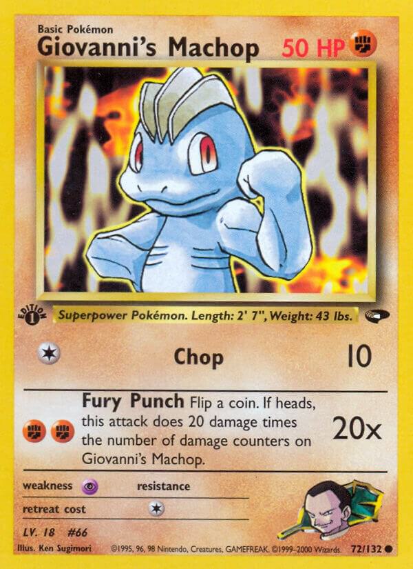 Giovanni's Machop - 072/132 (Unlimited) - LP - front