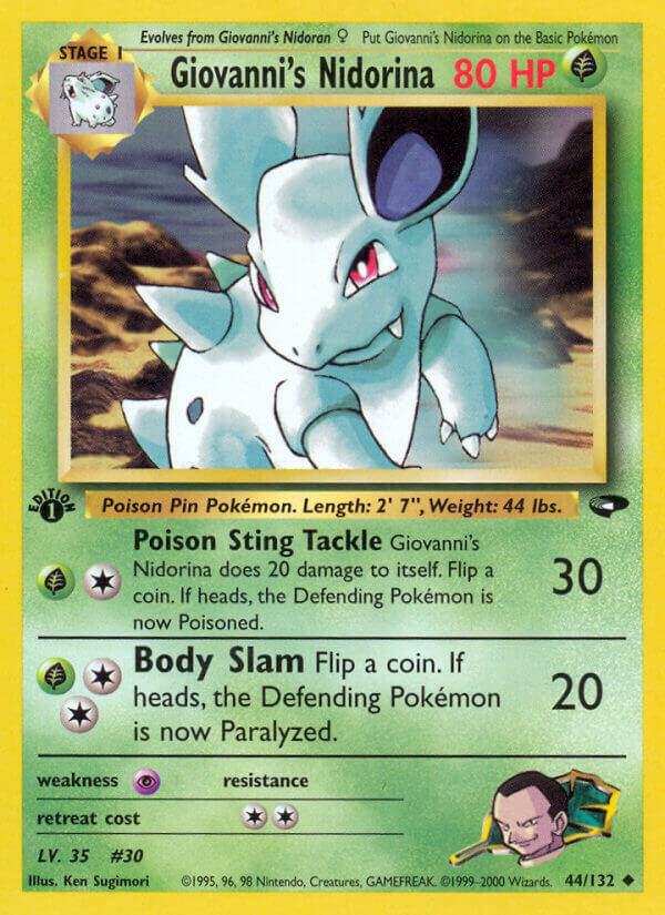 Giovanni's Nidorina - 044/132 (Unlimited) - LP - front