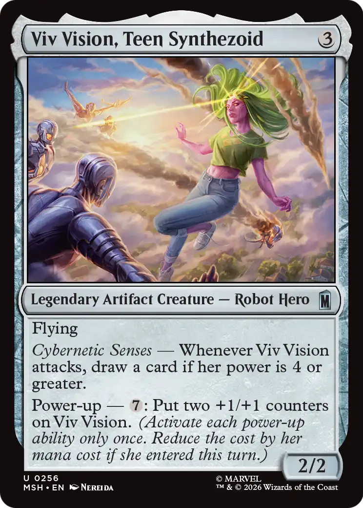 Viv Vision, Teen Synthezoid (256) - NM - front