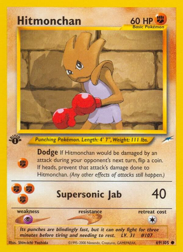 Hitmonchan - 069/105 (Unlimited) - LP - front
