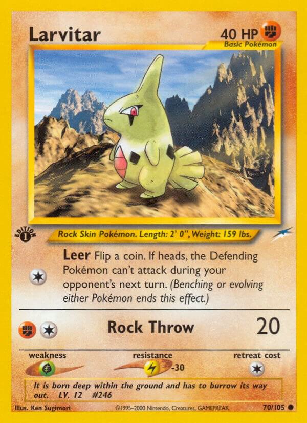 Larvitar - 070/105 (Unlimited) - LP - front