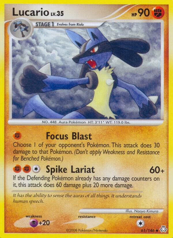 Lucario - 61/146 - MP - front