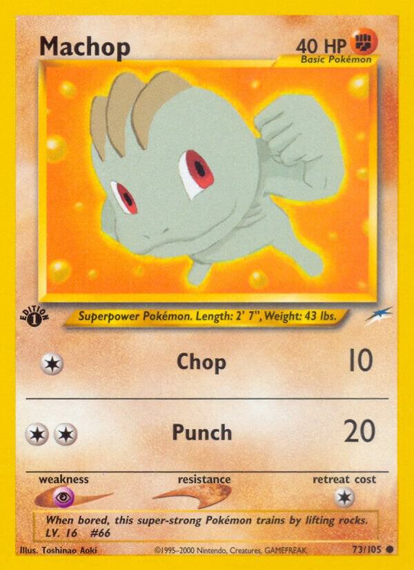Machop - 073/105 (Unlimited) - LP - front