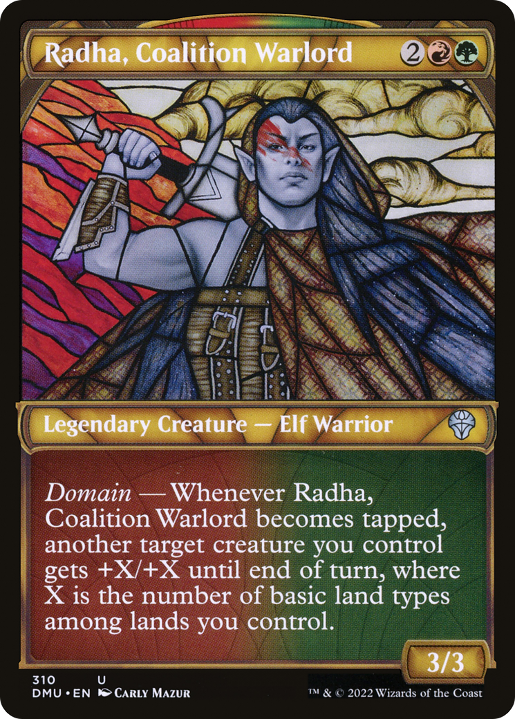 Radha, Coalition Warlord (310) - SHOWCASE (Foil) - LP - front