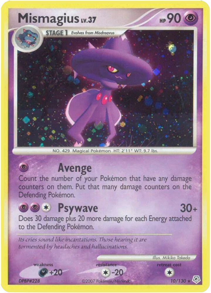 Mismagius - 10/130 (Holofoil) - LP - front
