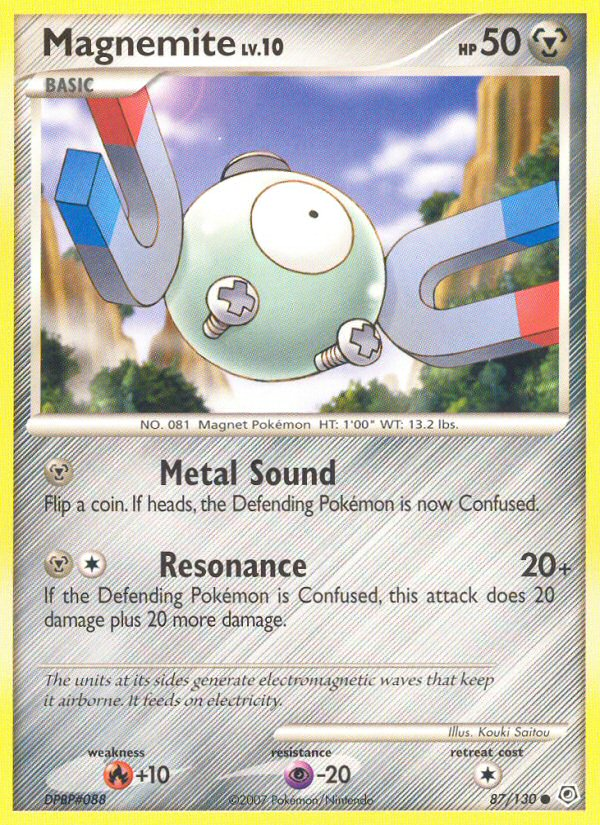 Magnemite - 87/130 - LP - front
