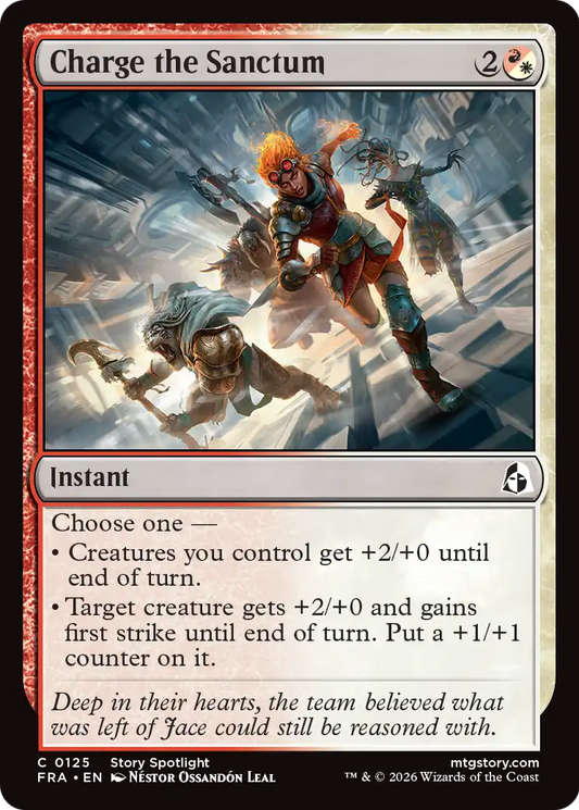 Charge the Sanctum (125) - NM - front