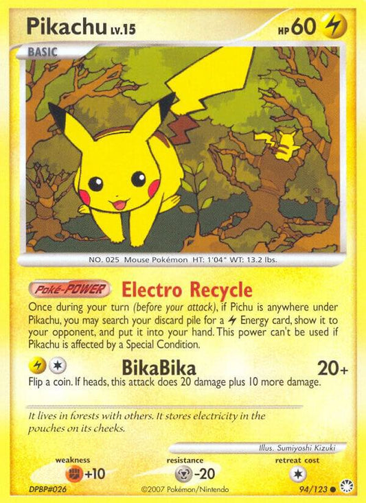 Pikachu - 94/123 - NM - front