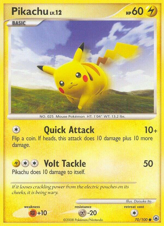 Pikachu - 70/100 - NM - front