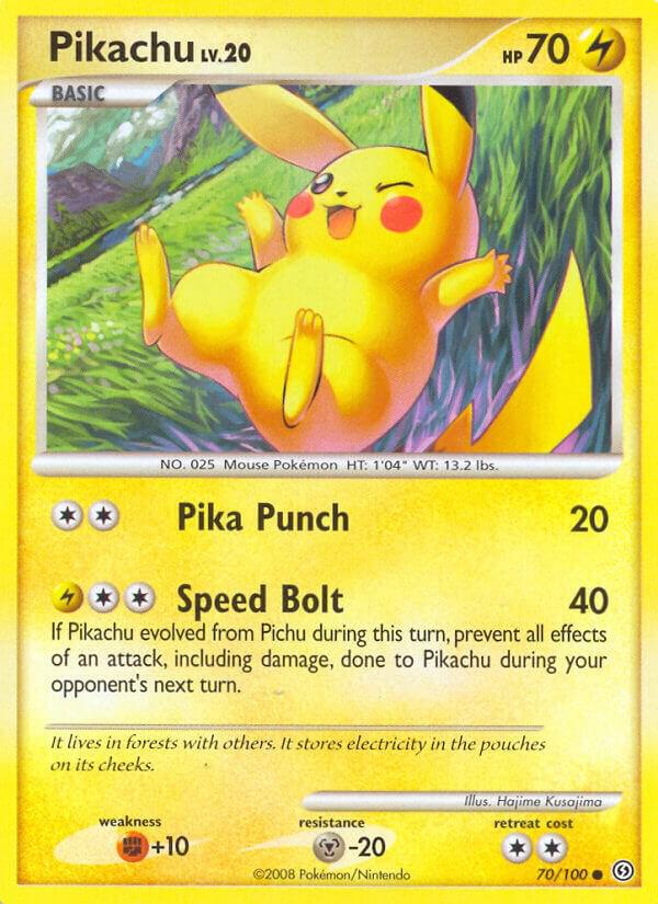 Pikachu - 70/100 - LP - front