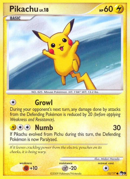 Pikachu - 015/017 - NM - front