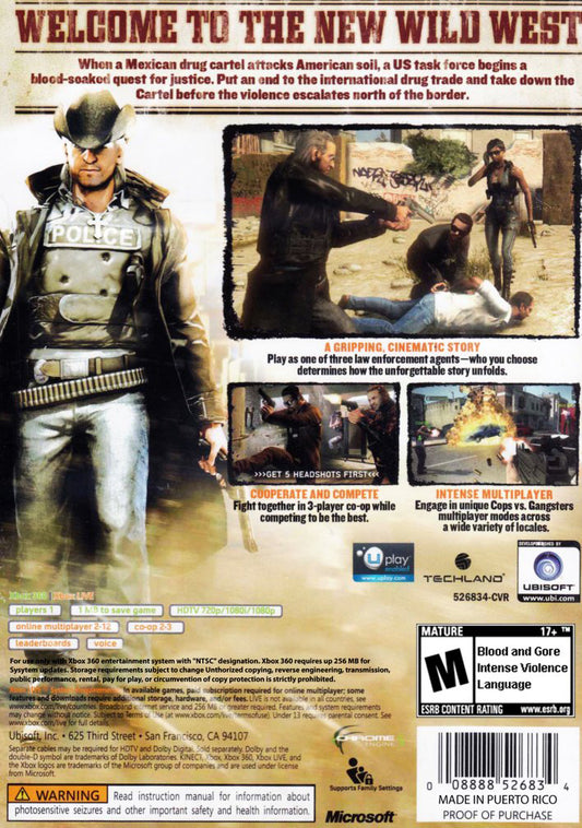 Call of Juarez: The Cartel - back