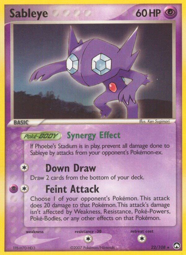 Sableye - 22/108 - LP - front
