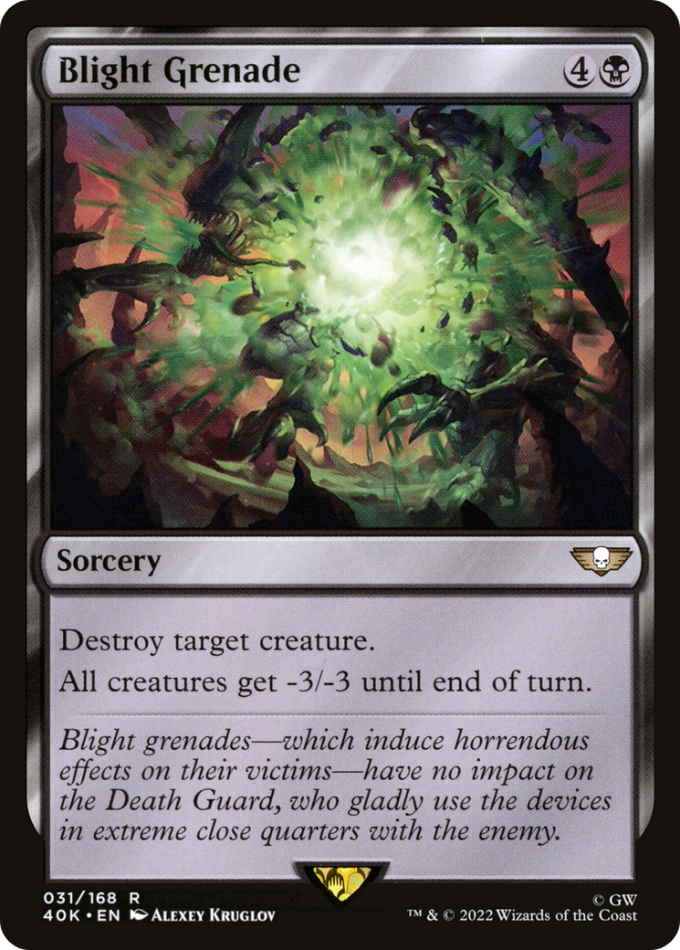 Blight Grenade (31) - NM - front