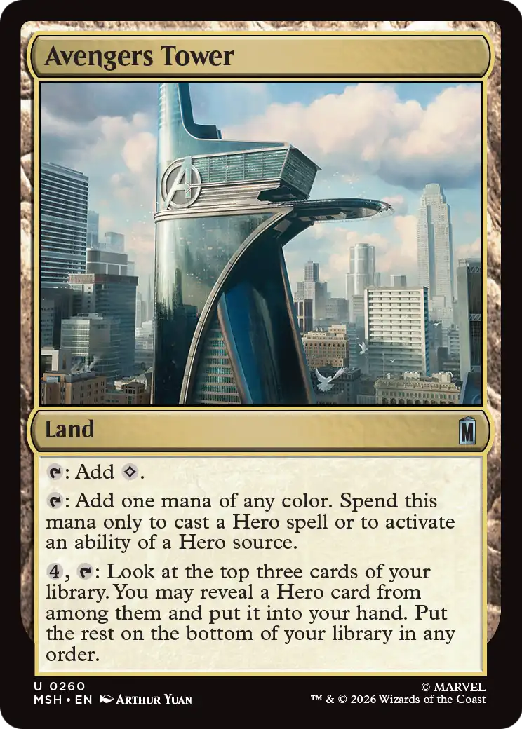Avengers Tower (260) - NM - front