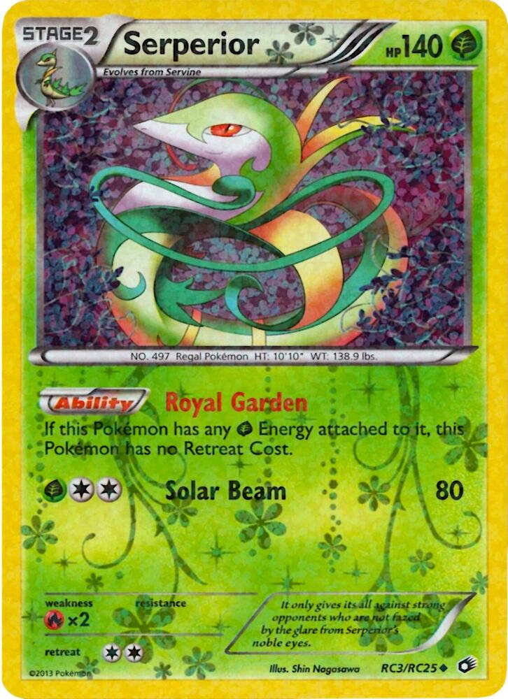 Serperior - RC3/RC25 (Holofoil) - LP - front
