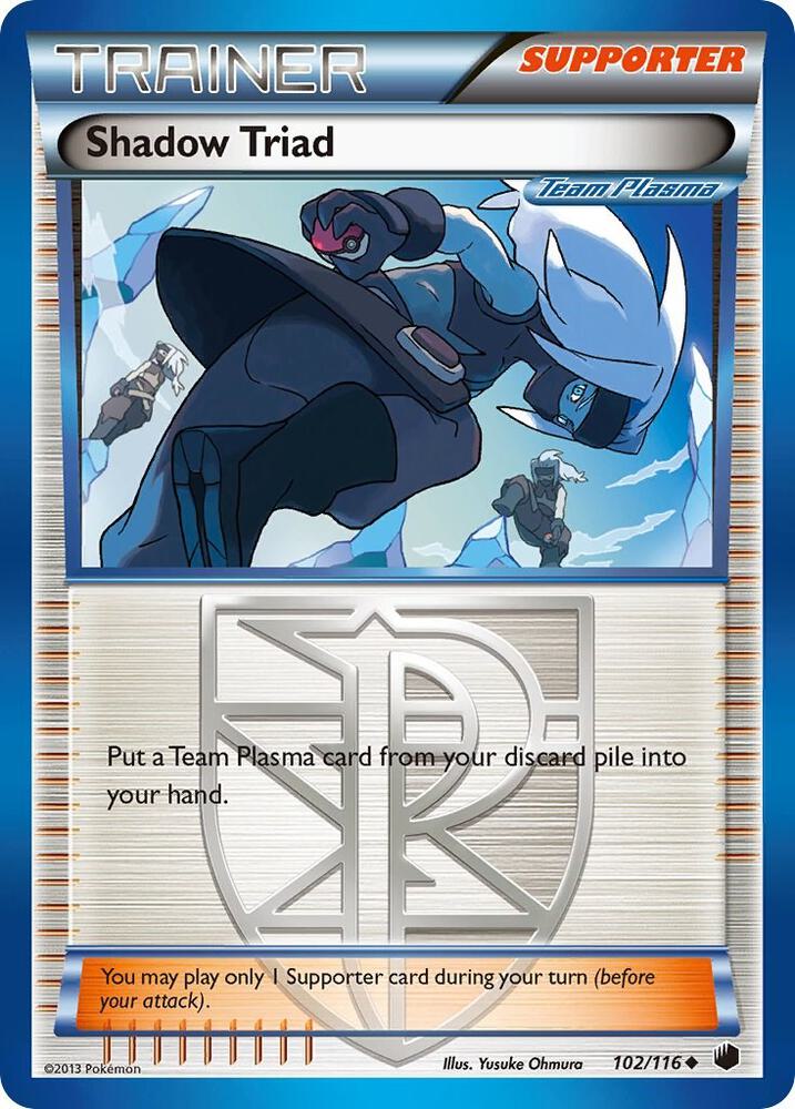 Shadow Triad (Team Plasma) - 102/116 - NM - front