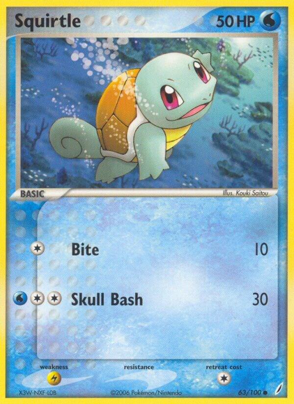Squirtle - 063/100 - MP - front