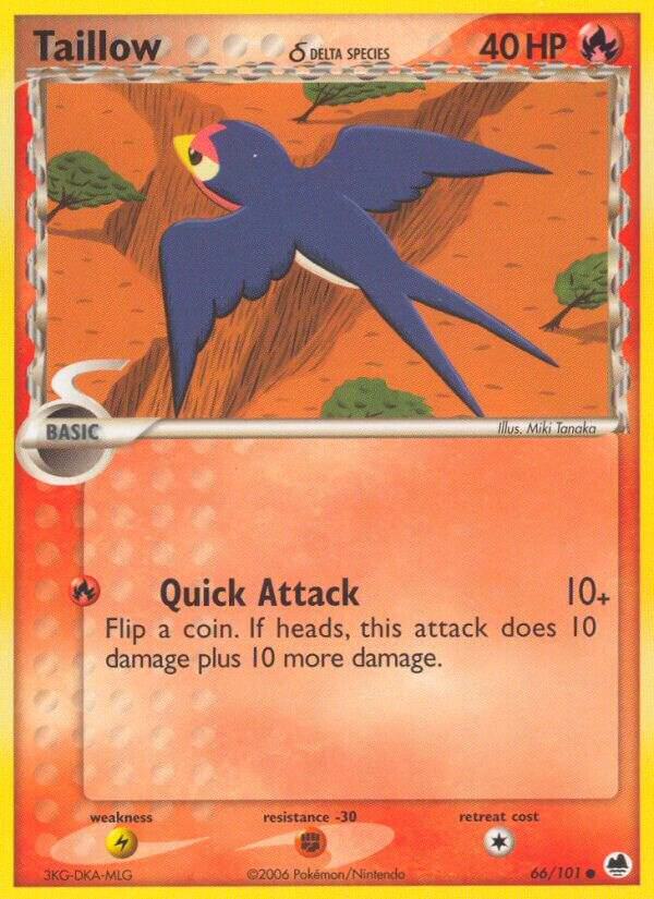 Taillow (Delta Species) - 66/101 - NM - front