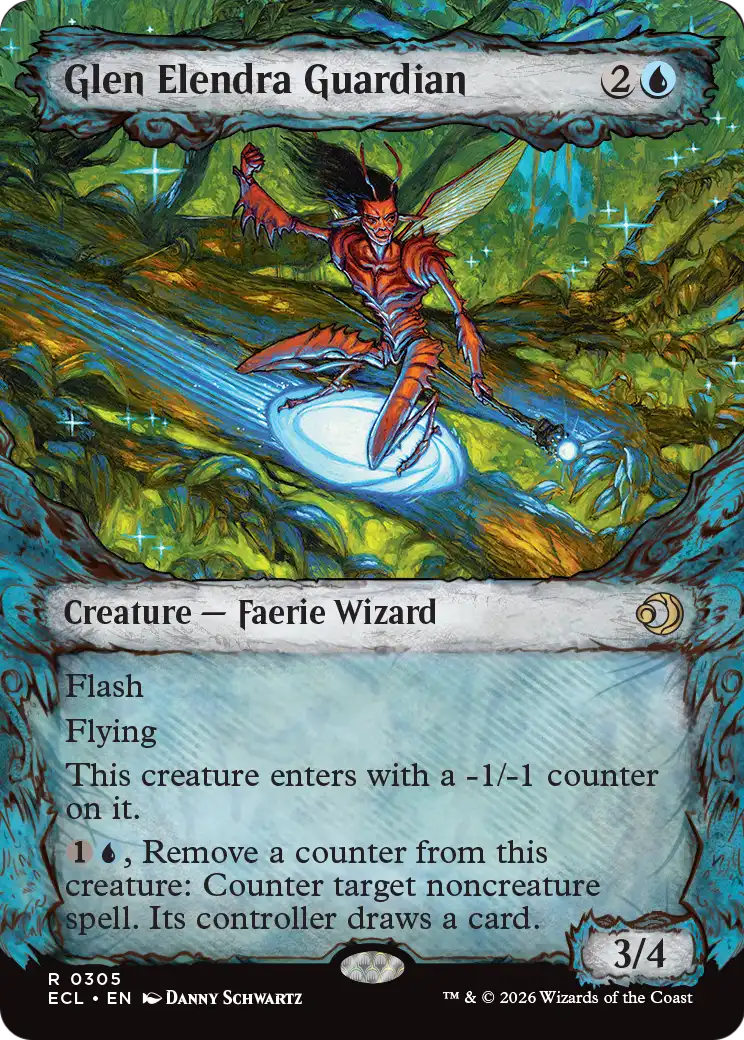 Glen Elendra Guardian (305) - BORDERLESS - NM - front