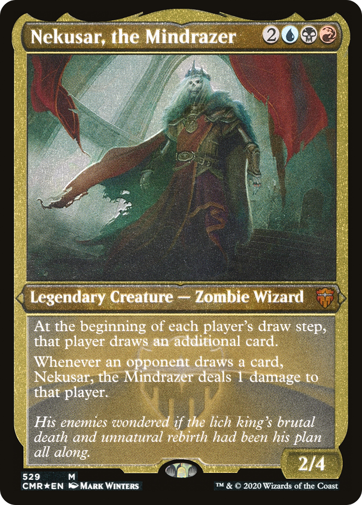 Nekusar, the Mindrazer (529) (Etched) - NM - front