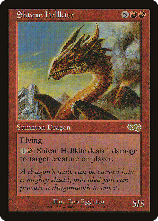 Shivan Hellkite (214) - LP - front