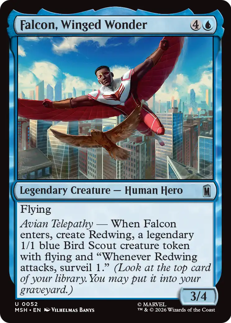 Falcon, Winged Wonder (52) - NM - front