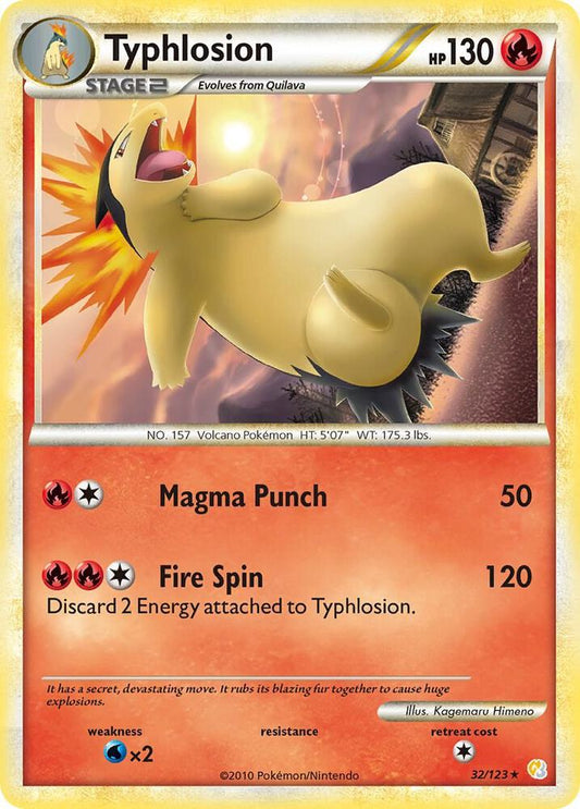 Typhlosion - 32/123 - LP - front