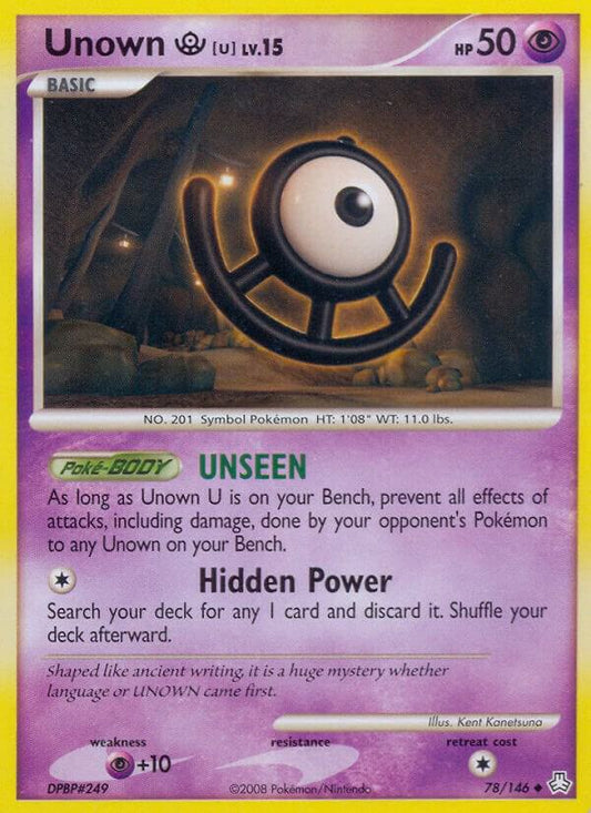 Unown (U) - 78/146 - MP - front