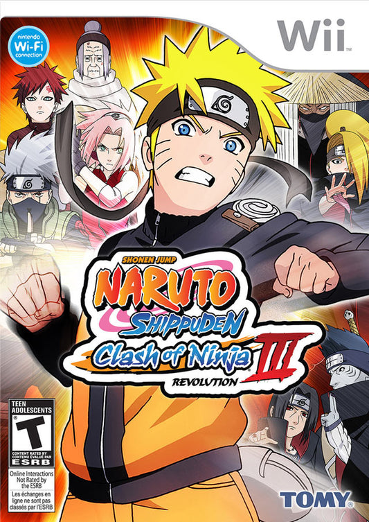 Naruto Shippuden: Clash of Ninja Revolution 3 - front