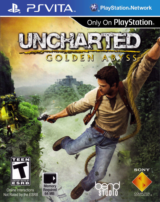 Uncharted: Golden Abyss - front