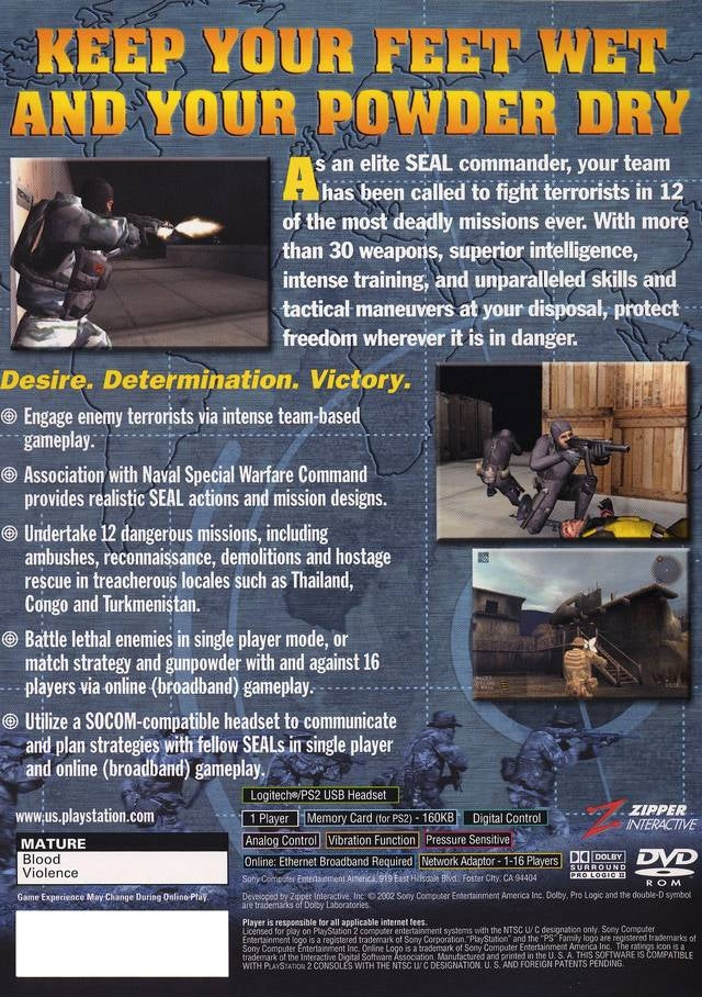 SOCOM US Navy Seals [Greatest Hits] - back