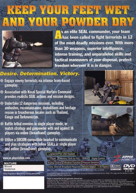 SOCOM US Navy Seals [Greatest Hits] - back