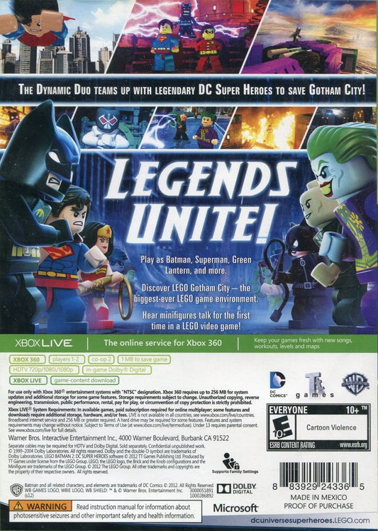 LEGO Batman 2 DC Super Heroes [Platinum Hits] - back